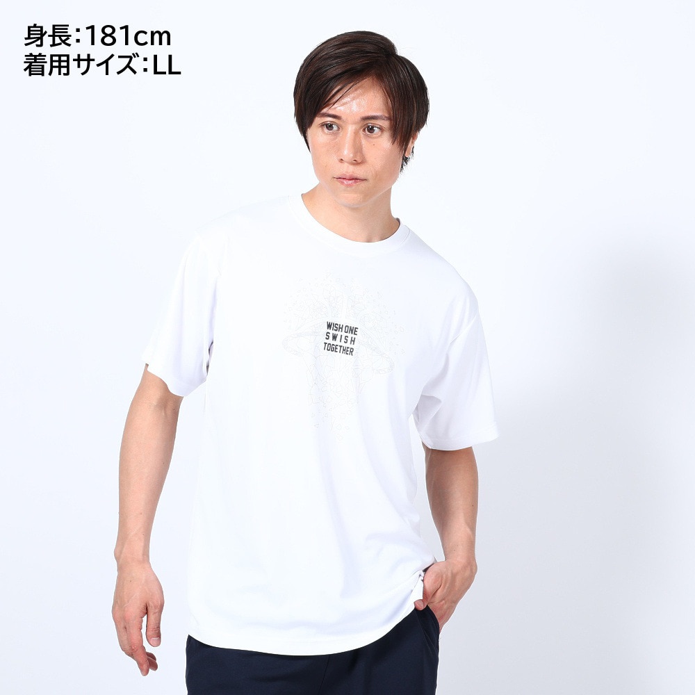 エックスティーエス（XTS）（メンズ）バスケットボールウェア ドライプラス メッセージTシャツ 751TS3ES0013 WHT