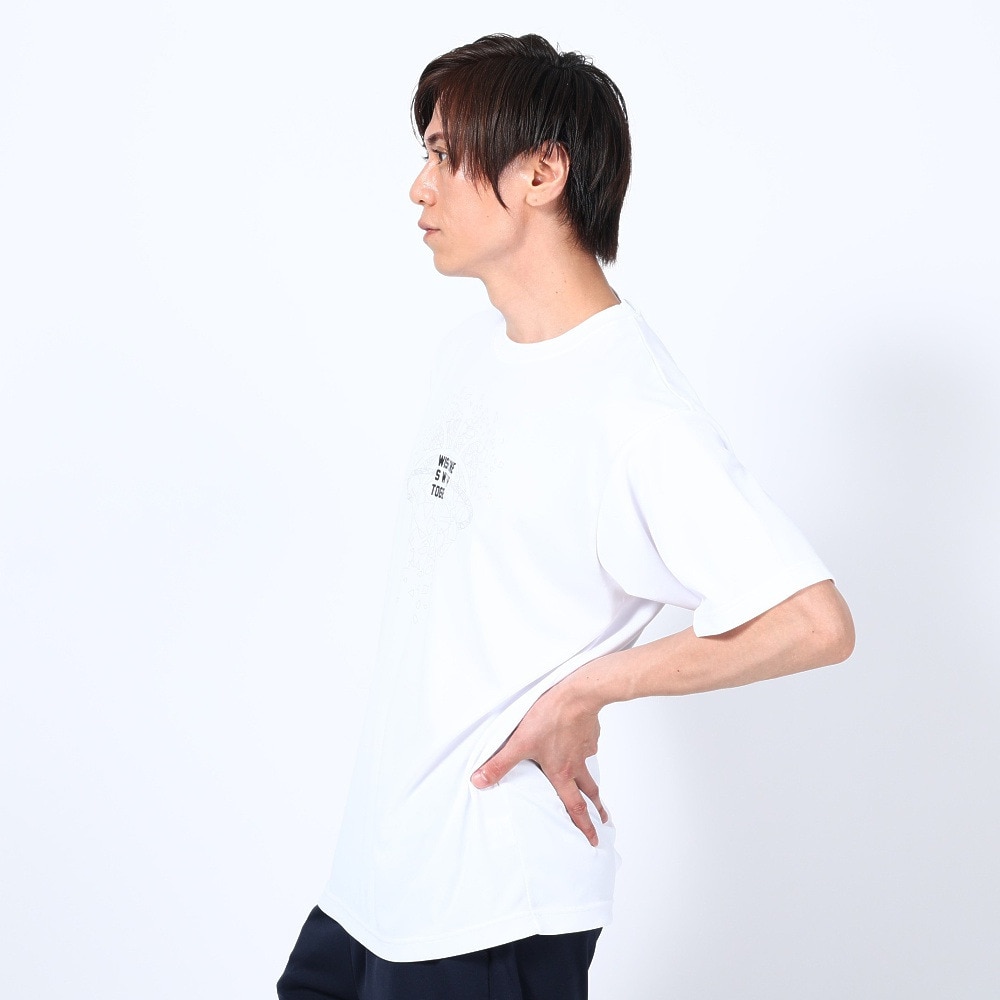エックスティーエス（XTS）（メンズ）バスケットボールウェア ドライプラス メッセージTシャツ 751TS3ES0013 WHT