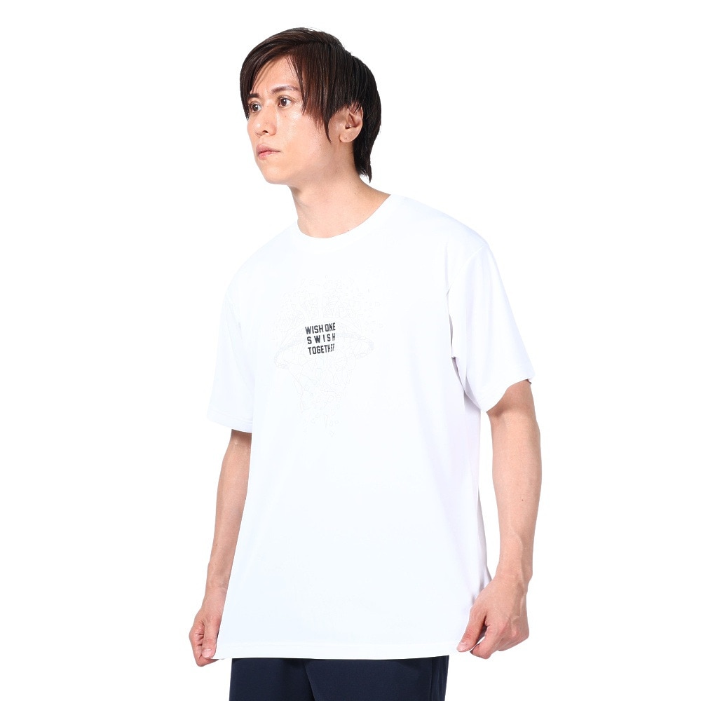 エックスティーエス｜エックスティーエス（XTS）（メンズ）バスケットボールウェア ドライプラス メッセージTシャツ 751TS3ES0013 WHT  スポーツ用品はスーパースポーツゼビオ