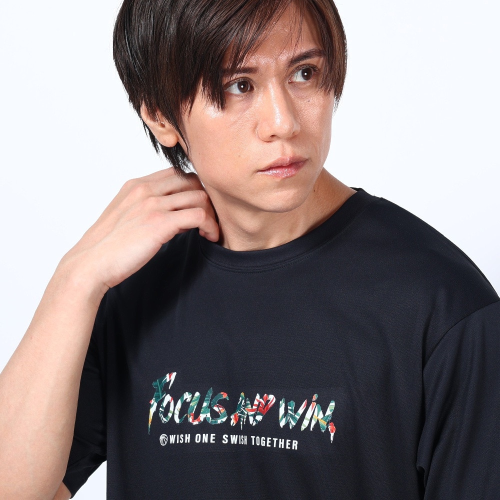 エックスティーエス（XTS）（メンズ）バスケットボールウェア ドライプラス メッセージTシャツ 751TS3ES0014 BLK