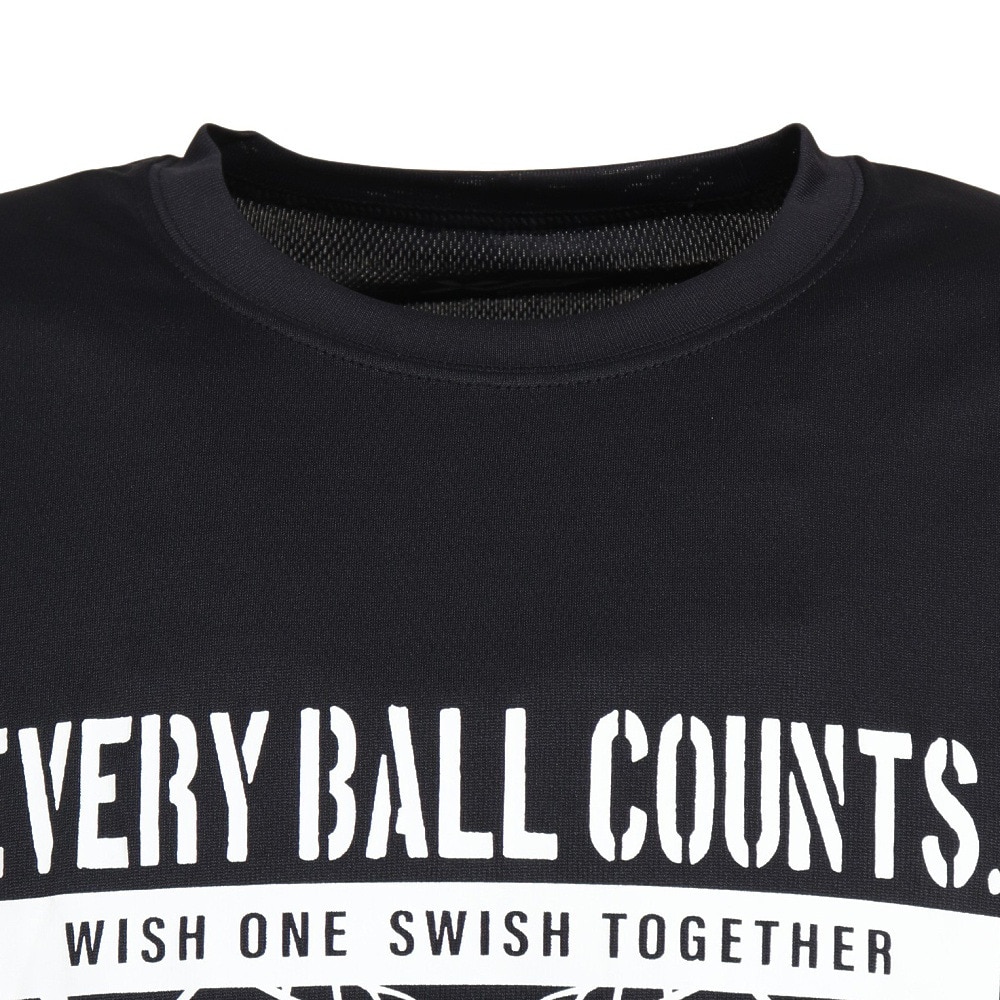 エックスティーエス（XTS）（メンズ）バスケットボールウェア ドライプラス メッセージTシャツ 751TS3ES0015 BLK