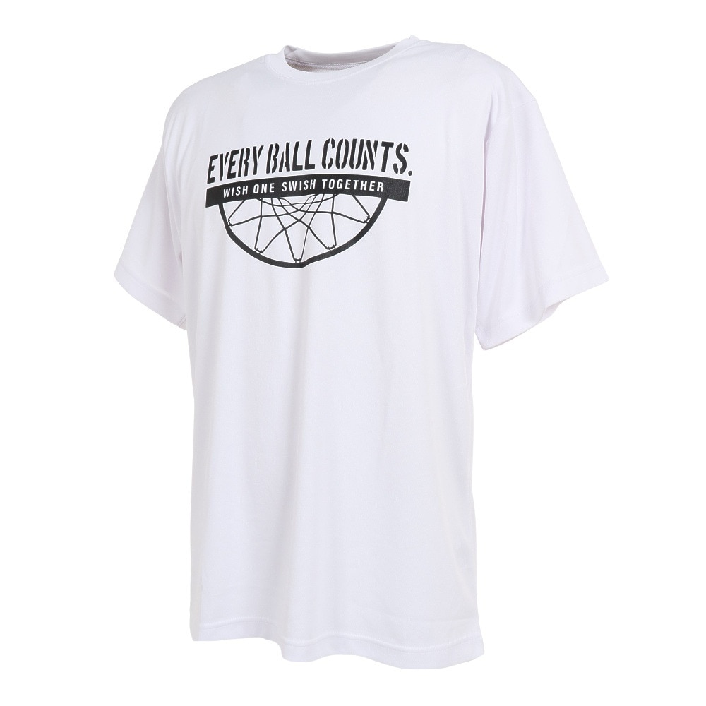 エックスティーエス（XTS）（メンズ）バスケットボールウェア ドライプラス メッセージTシャツ 751TS3ES0015 WHT