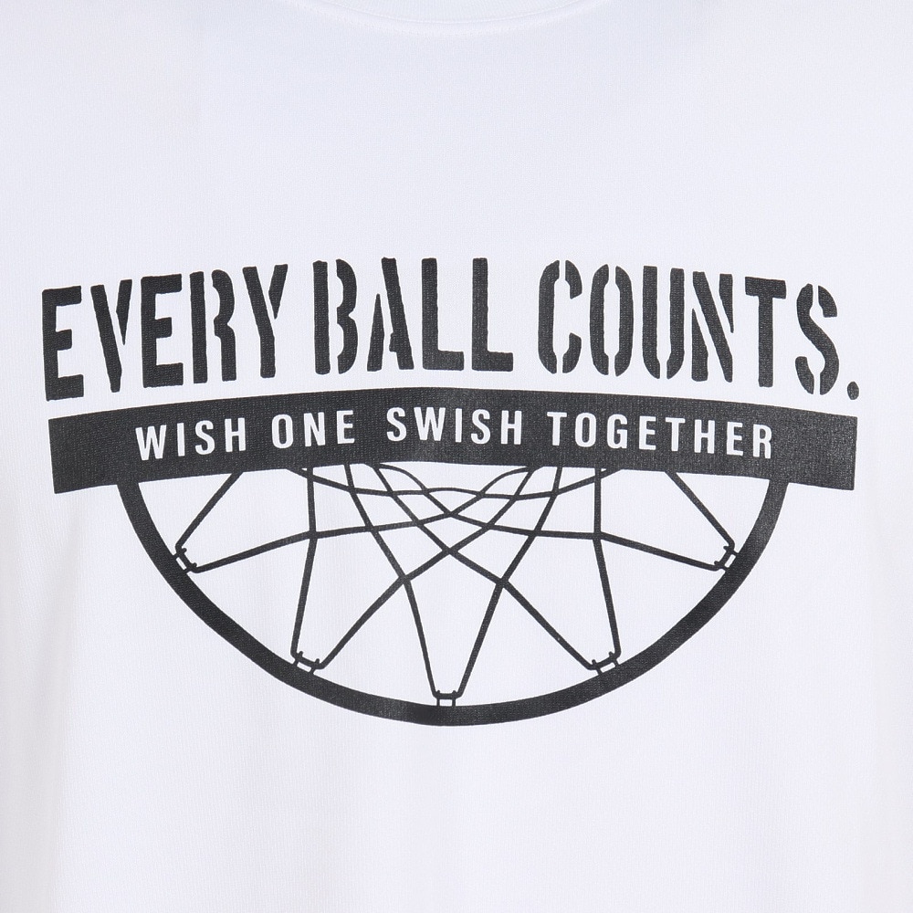エックスティーエス（XTS）（メンズ）バスケットボールウェア ドライプラス メッセージTシャツ 751TS3ES0015 WHT