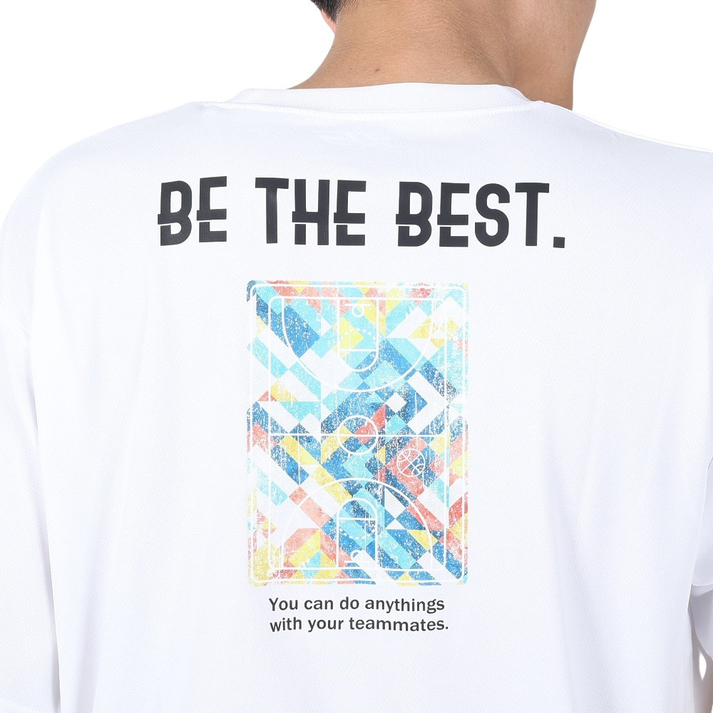 エックスティーエス（XTS）（メンズ）バスケットボールウェア ドライプラス メッセージTシャツ 751TS3ES0017 WHT
