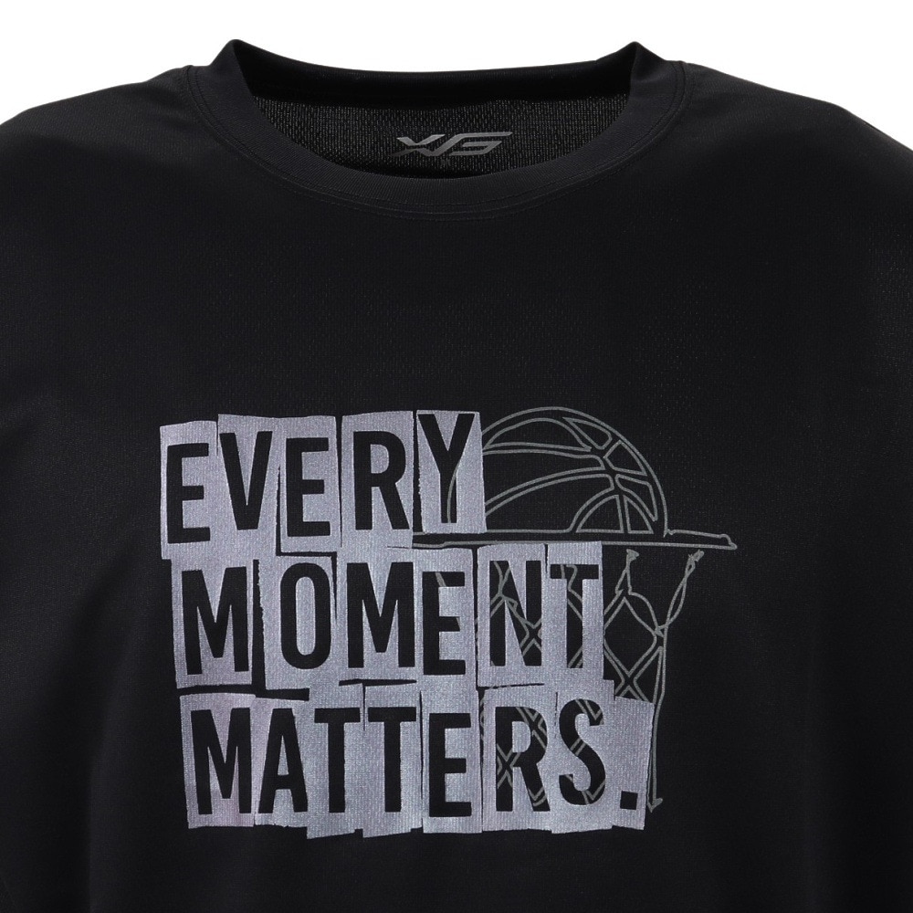 エックスティーエス（XTS）（メンズ）バスケットボールウェア ドライプラス メッセージTシャツ 751TS3ES0018 BLK