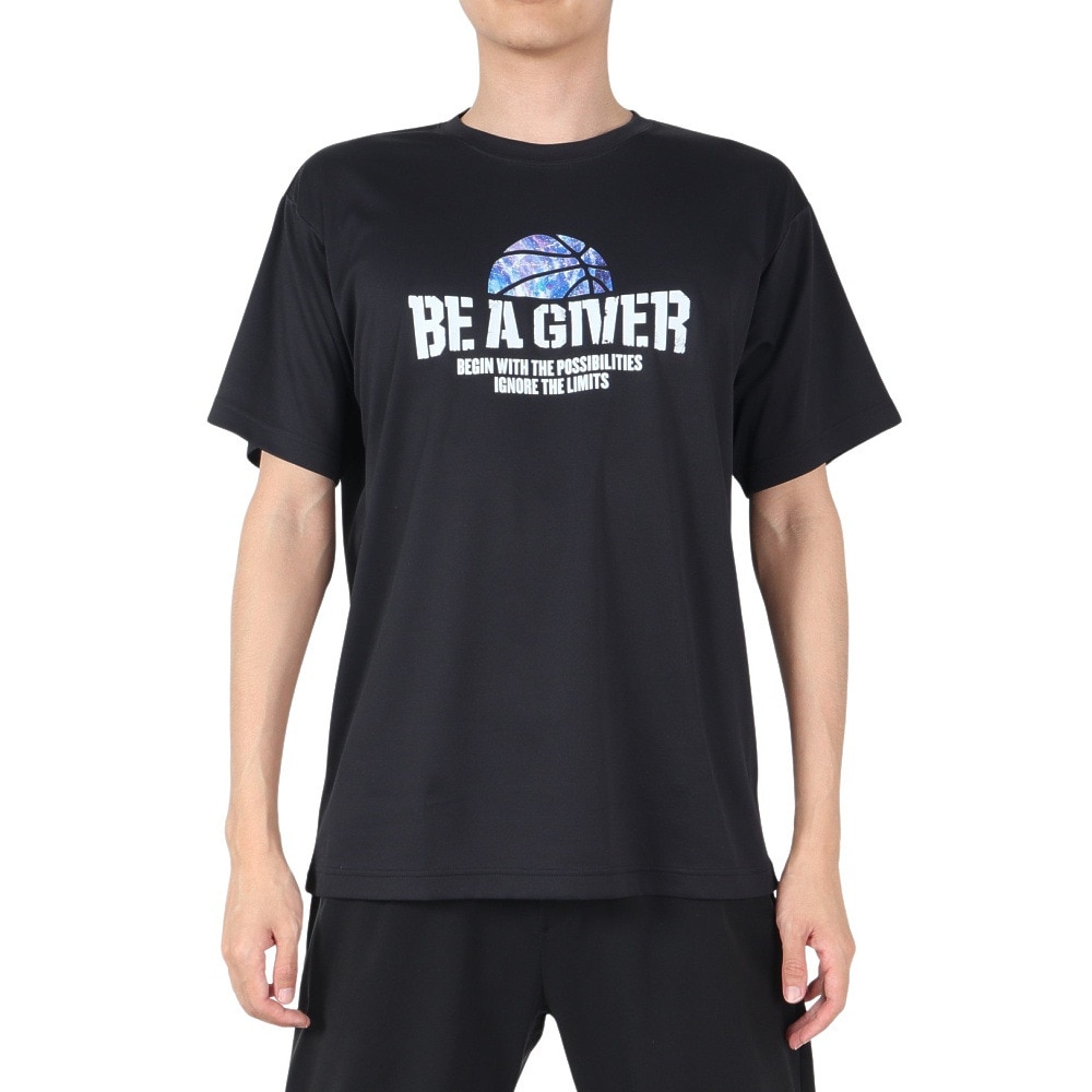エックスティーエス（XTS）（メンズ）バスケットボールウェア ドライプラス メッセージTシャツ 751TS3ES0019 BLK