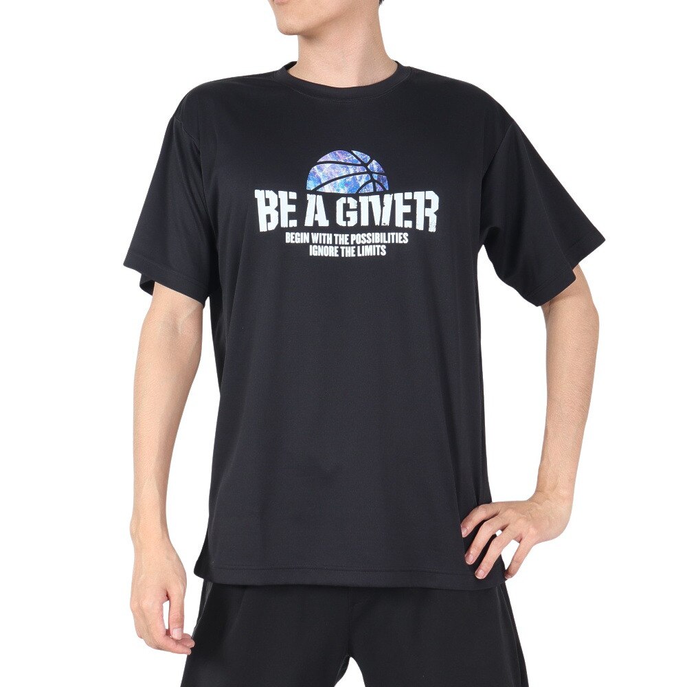 エックスティーエス（XTS）（メンズ）バスケットボールウェア ドライプラス メッセージTシャツ 751TS3ES0019 BLK