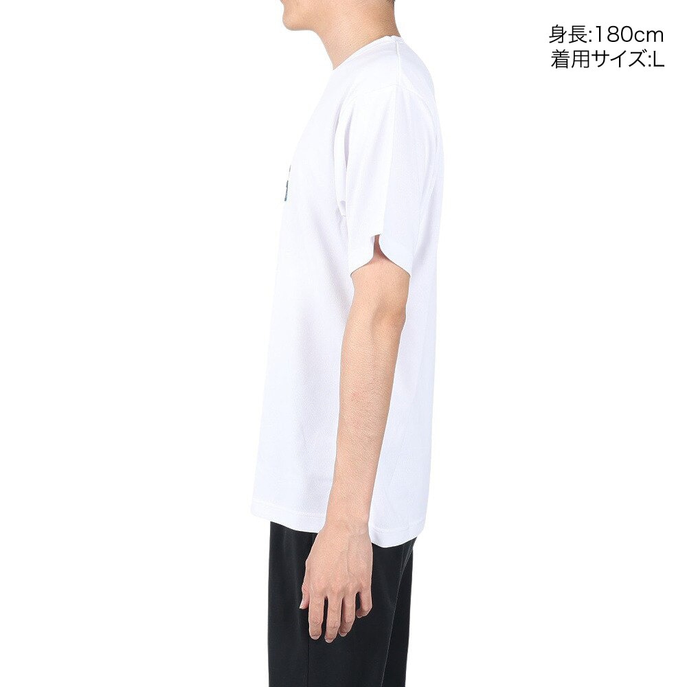 エックスティーエス（XTS）（メンズ）バスケットボールウェア ドライプラス 半袖Tシャツ 751TS3ES0019 WHT