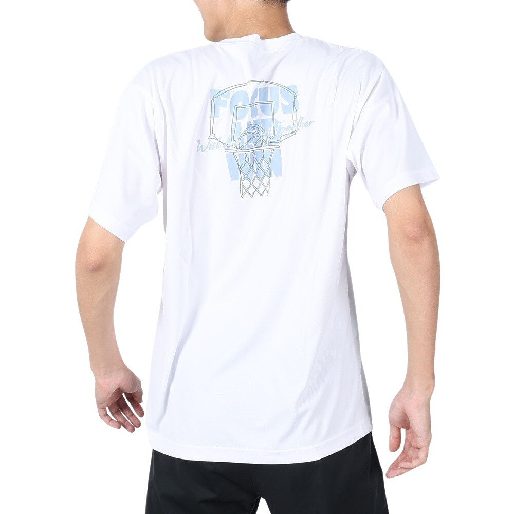エックスティーエス（XTS）（メンズ）バスケットボールウェア ドライプラス メッセージTシャツ 751TS3ES0020 WHT