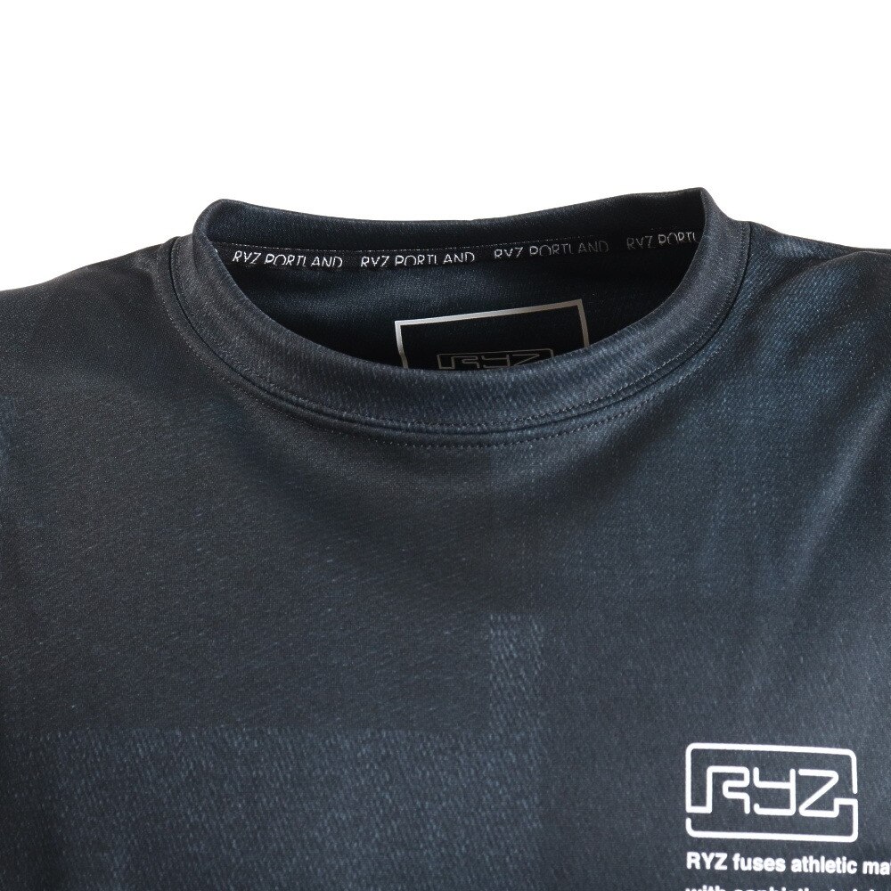 ライズ（RYZ）（メンズ）バスケットボールウェア 半袖Tシャツ RZ30CD23SS0024 BLK