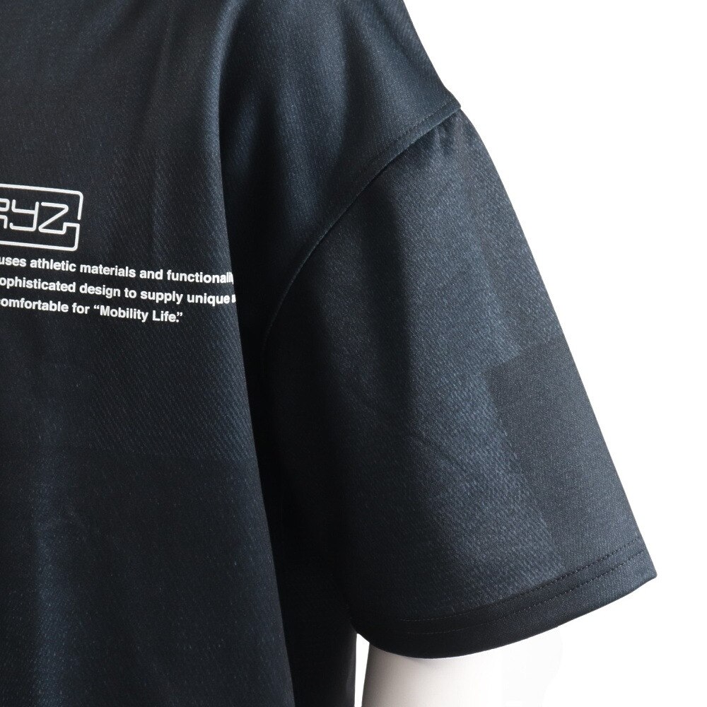 ライズ（RYZ）（メンズ）バスケットボールウェア 半袖Tシャツ RZ30CD23SS0024 BLK