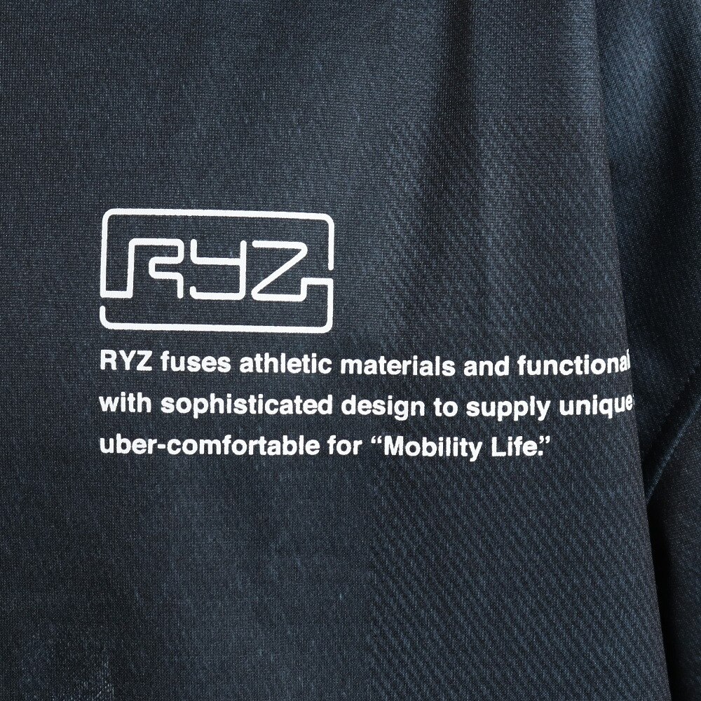 ライズ（RYZ）（メンズ）バスケットボールウェア 半袖Tシャツ RZ30CD23SS0024 BLK