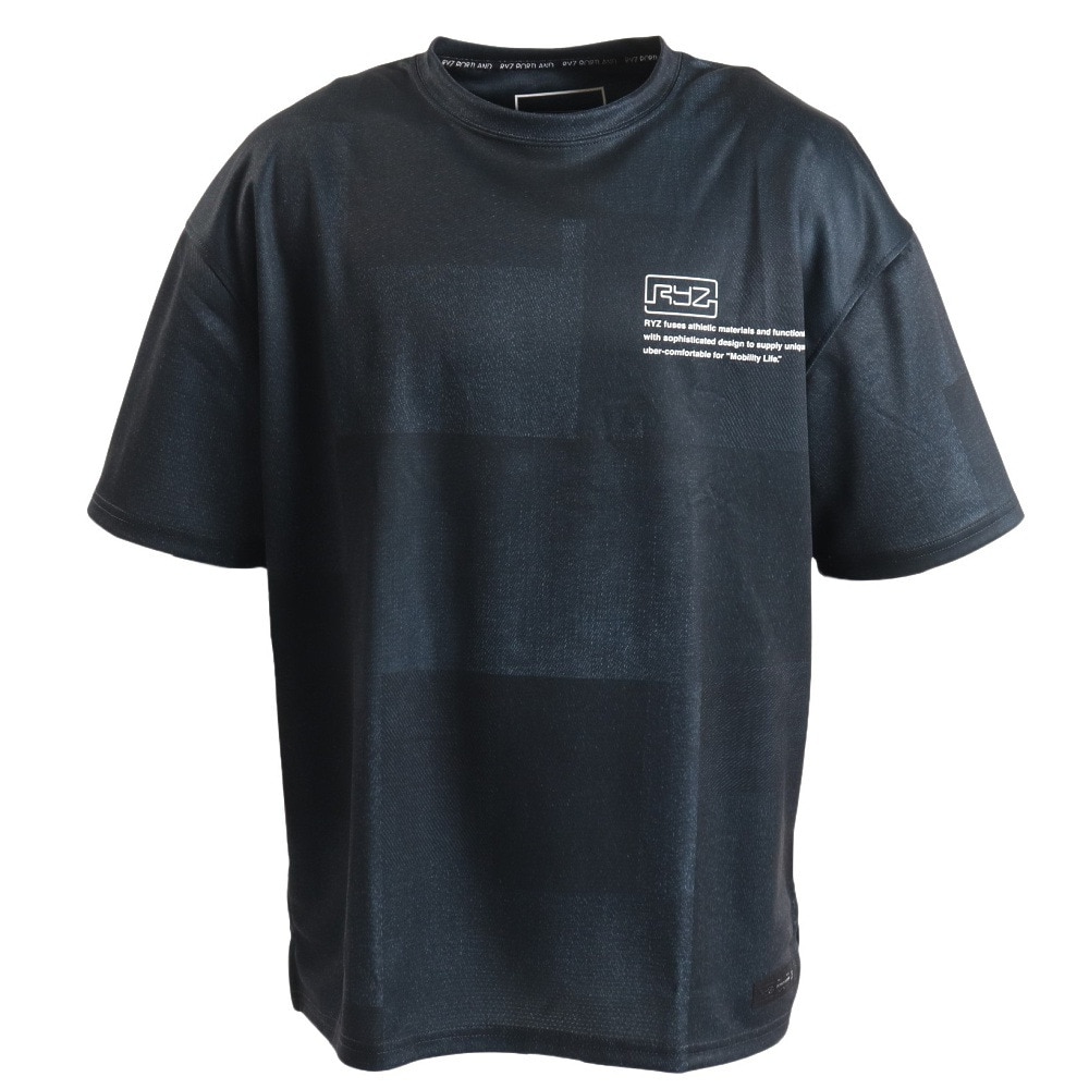 ライズ（RYZ）（メンズ）バスケットボールウェア 半袖Tシャツ RZ30CD23SS0024 BLK
