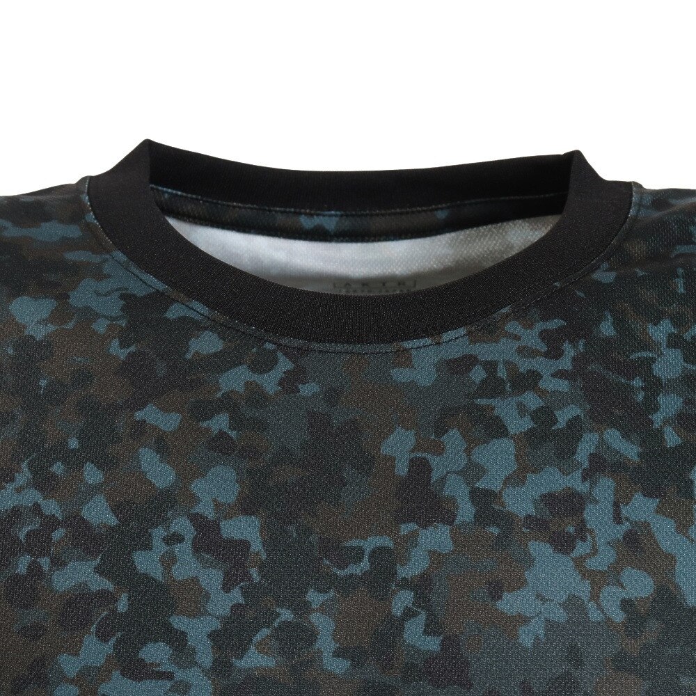 アクター（AKTR）（メンズ）バスケットボールウェア FLECKTARN CAMO AKTR ロゴ SP Tシャツ 123-013005 BK 速乾