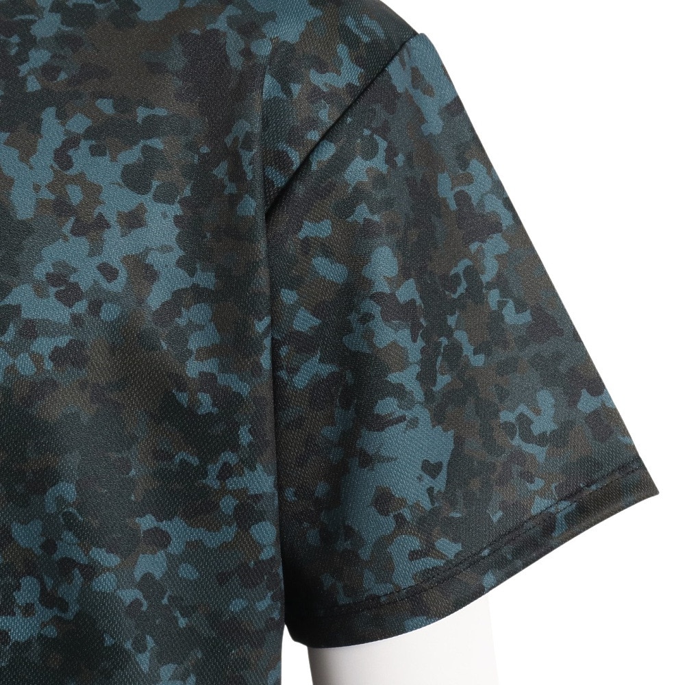 アクター（AKTR）（メンズ）バスケットボールウェア FLECKTARN CAMO AKTR ロゴ SP Tシャツ 123-013005 BK 速乾