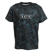 アクター（AKTR）（メンズ）バスケットボールウェア FLECKTARN CAMO AKTR ロゴ SP Tシャツ 123-013005 BK