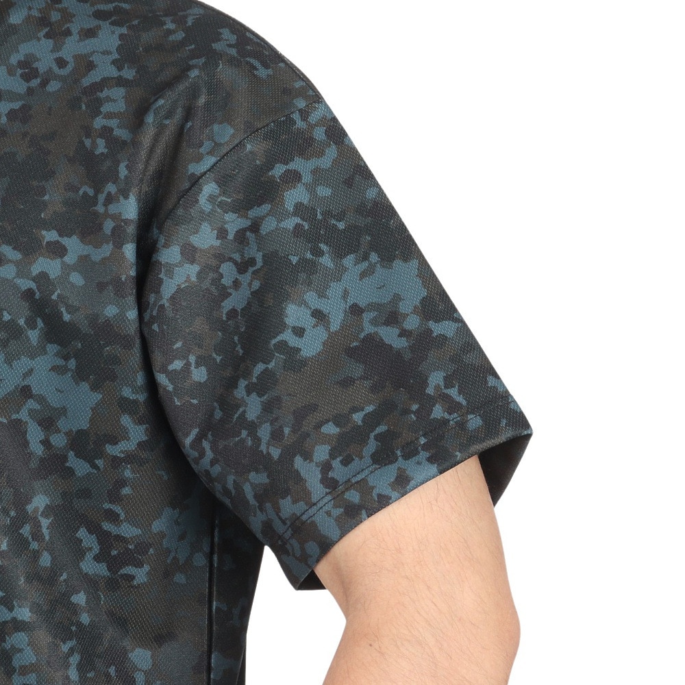 アクター（AKTR）（メンズ）バスケットボールウェア FLECKTARN CAMO AKT LOCAL SP Tシャツ 123-014005 BK 速乾