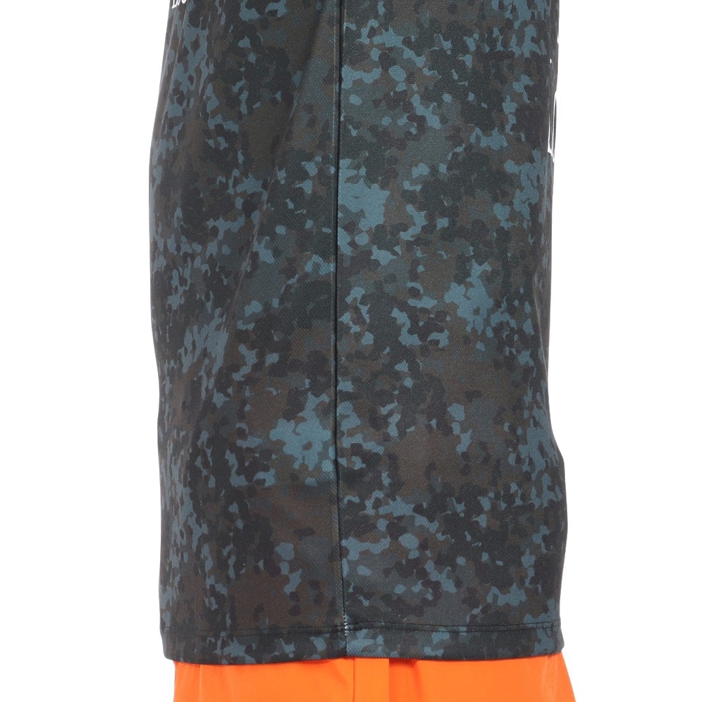 アクター（AKTR）（メンズ）バスケットボールウェア FLECKTARN CAMO AKT LOCAL SP Tシャツ 123-014005 BK 速乾
