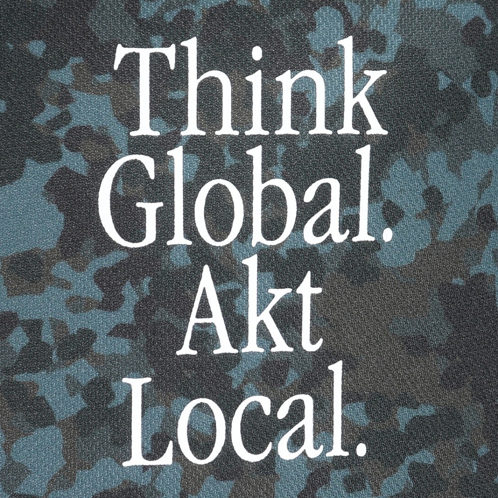 アクター（AKTR）（メンズ）バスケットボールウェア FLECKTARN CAMO AKT LOCAL SP Tシャツ 123-014005 BK 速乾