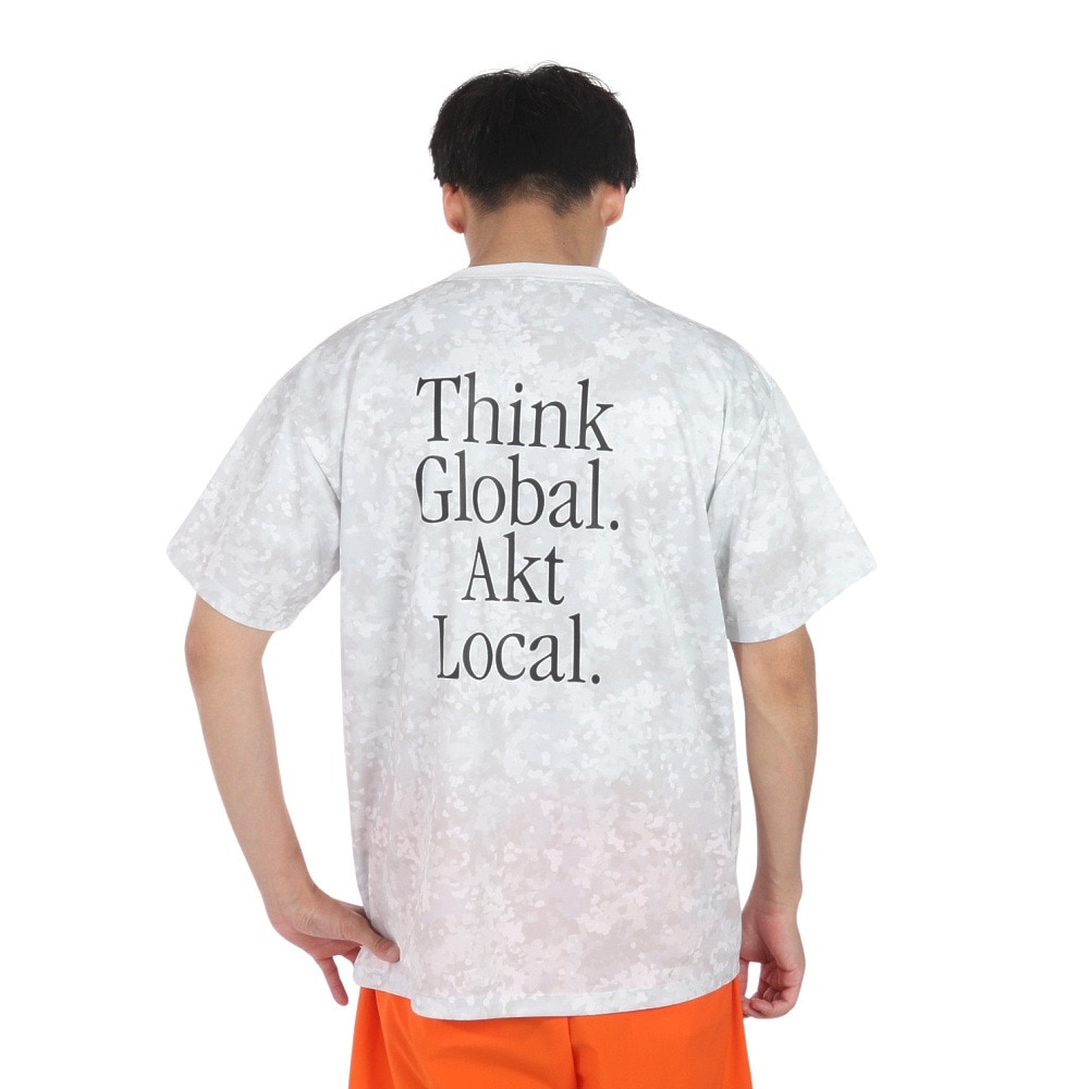 アクター（AKTR）（メンズ）バスケットボールウェア FLECKTARN CAMO AKT LOCAL SP Tシャツ 123-014005 WH 速乾