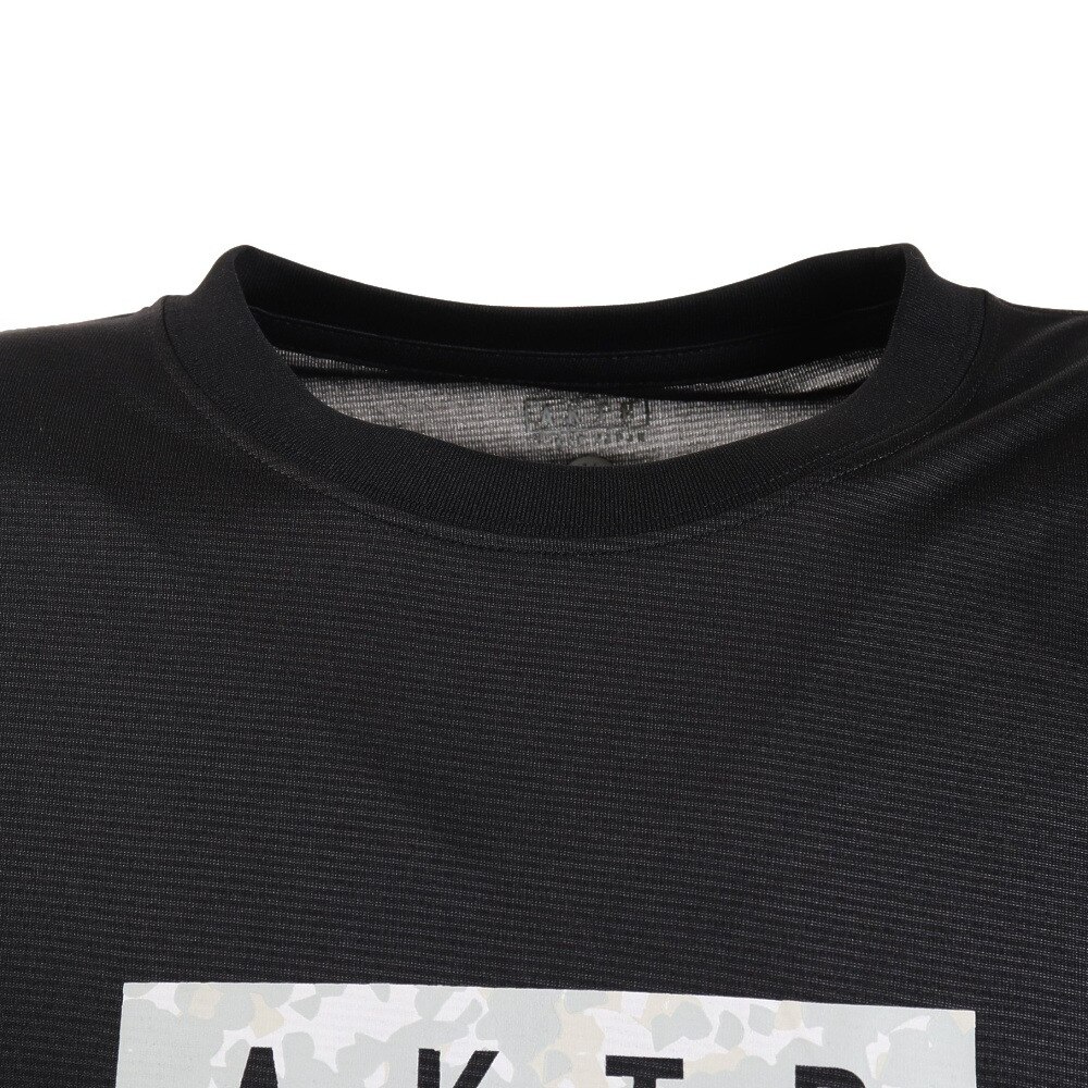 アクター(AKTR)(メンズ)バスケットボールウェア FLECKTARN CAMO ロゴ SPORTS Tシャツ 123-015005 BK スポーツ用品はスーパースポーツゼビオ アクター AKTR FLECKTARN CAMO LOGO SPORTS TEE(ユニセックス)半袖Tシャツ バスケットボール 123-015005-BK