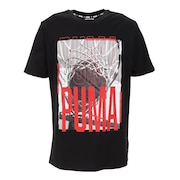 プーマ（PUMA）（メンズ）バスケットボールウェア HOOPS グラフィック 半袖Tシャツ 62027901