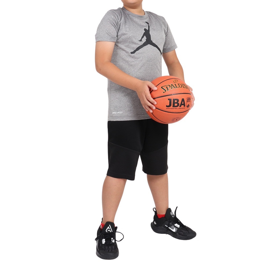 ジョーダン（JORDAN）（キッズ）バスケットボールウェア JUMPMAN LOGO DRI-FIT 半袖Tシャツ 954293-GEH