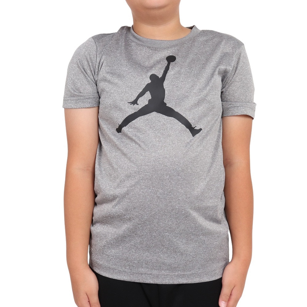 ジョーダン（JORDAN）（キッズ）バスケットボールウェア JUMPMAN LOGO DRI-FIT 半袖Tシャツ 954293-GEH