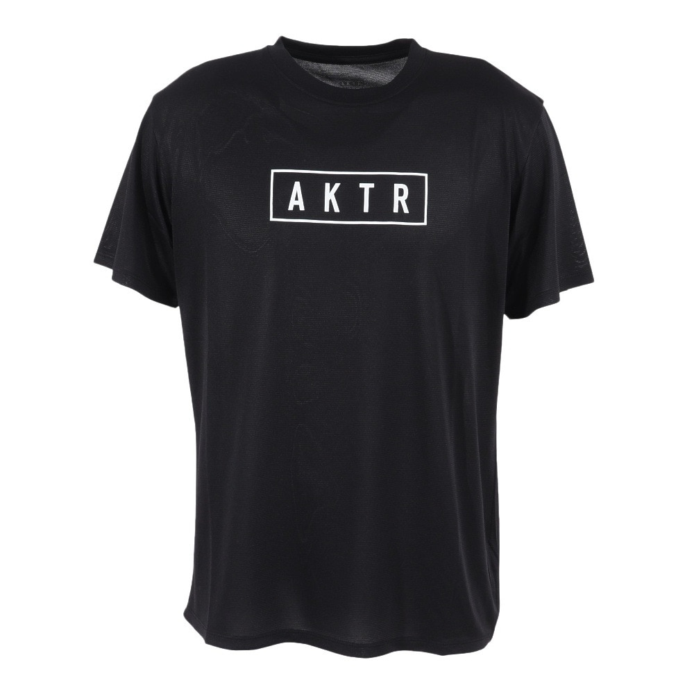 アクター（AKTR）（メンズ）バスケットボールウェア BASIC AKTR LOGO SPORTS Tシャツ 523-003005 BK
