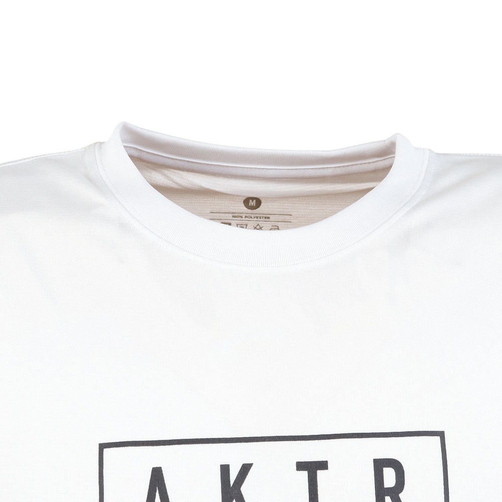 アクター（AKTR）（メンズ）バスケットボールウェア BASIC AKTR LOGO SPORTS Tシャツ 523-004005 WH 速乾