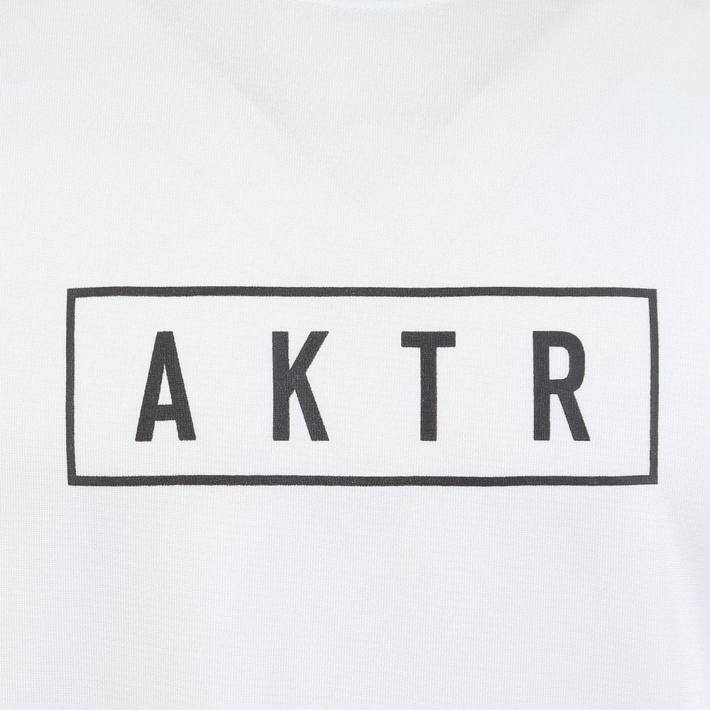 アクター（AKTR）（メンズ）バスケットボールウェア BASIC AKTR LOGO SPORTS Tシャツ 523-004005 WH 速乾