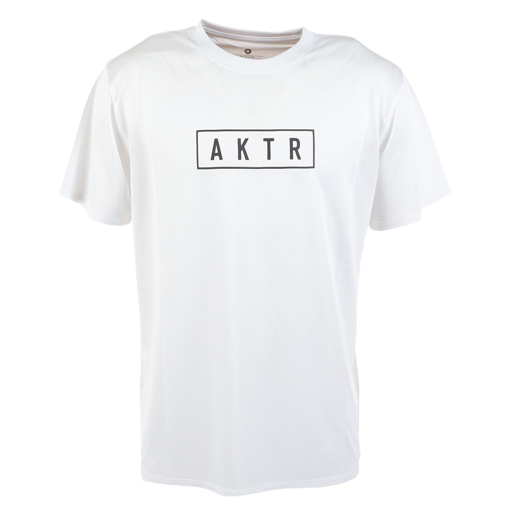 アクター（AKTR）（メンズ）バスケットボールウェア BASIC AKTR LOGO SPORTS Tシャツ 523-004005 WH