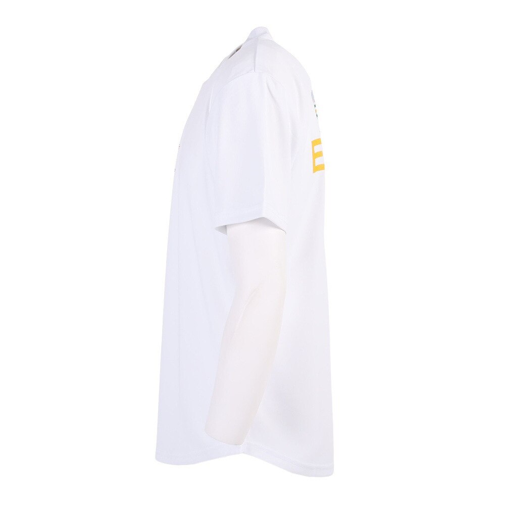 エゴザル（EGOZARU）（メンズ、レディース）バスケットボールウェア ワイドジオメトリック バックプリント Tシャツ EZST-S2306-025 速乾