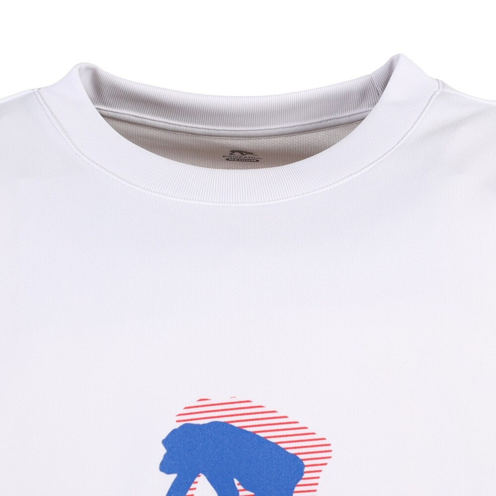 エゴザル（EGOZARU）（メンズ、レディース）バスケットボールウェア ワイドジオメトリック バックプリント Tシャツ EZST-S2306-025 速乾
