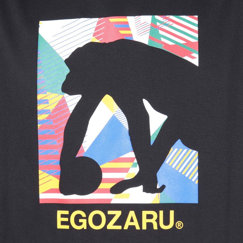 エゴザル（EGOZARU）（メンズ、レディース）バスケットボールウェア ワイドジオメトリックTシャツ EZST-S2307-012