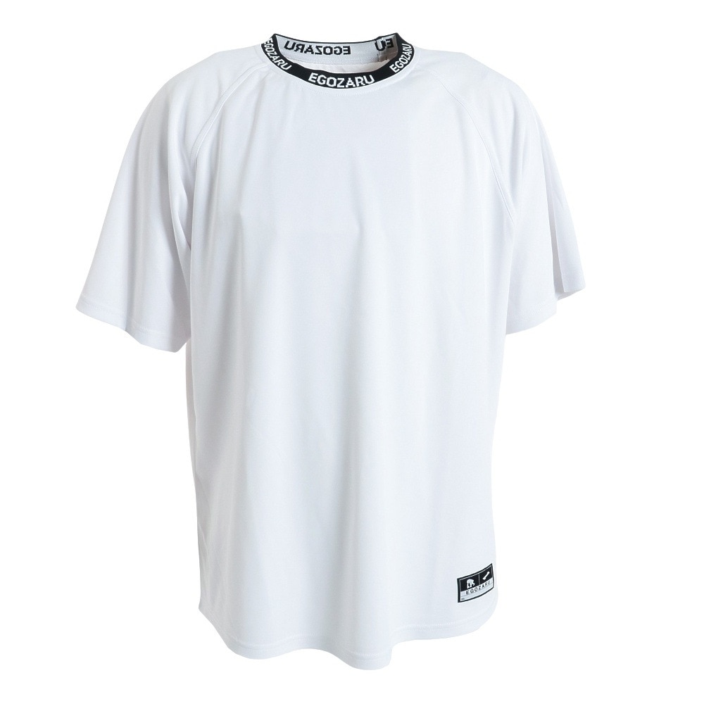 エゴザル（EGOZARU）（メンズ）BIGシルエット ネックロゴ 半袖Tシャツ EZST-S2321-025 速乾