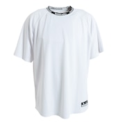 (メンズ)BIGシルエット ネックロゴ 半袖Tシャツ EZST-S2321