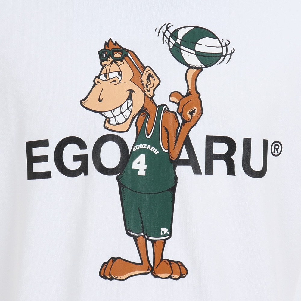 エゴザル（EGOZARU）（メンズ）バスケットボールウェア マイキー Tシャツ EZST-S2327-025