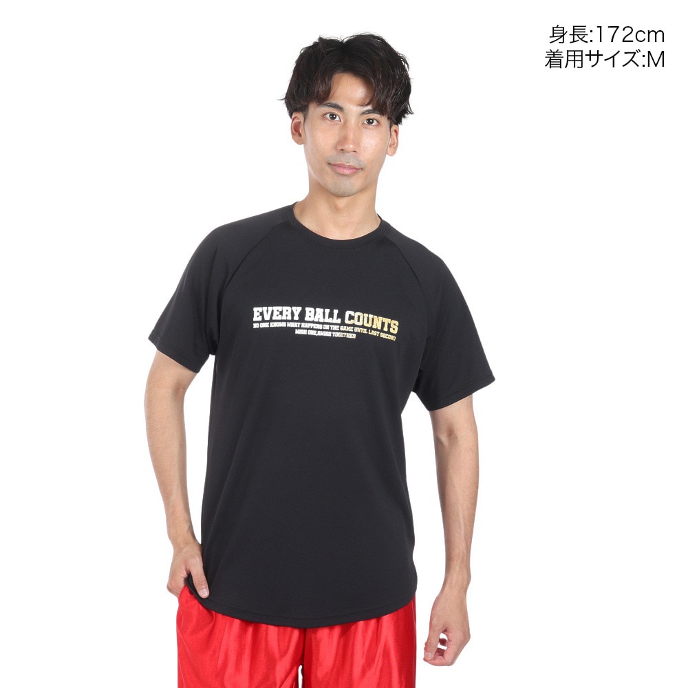 エックスティーエス（XTS）（メンズ）バスケットボールウェア 冷感 グラフィックTシャツ 751TS3ES0021 BLK 速乾