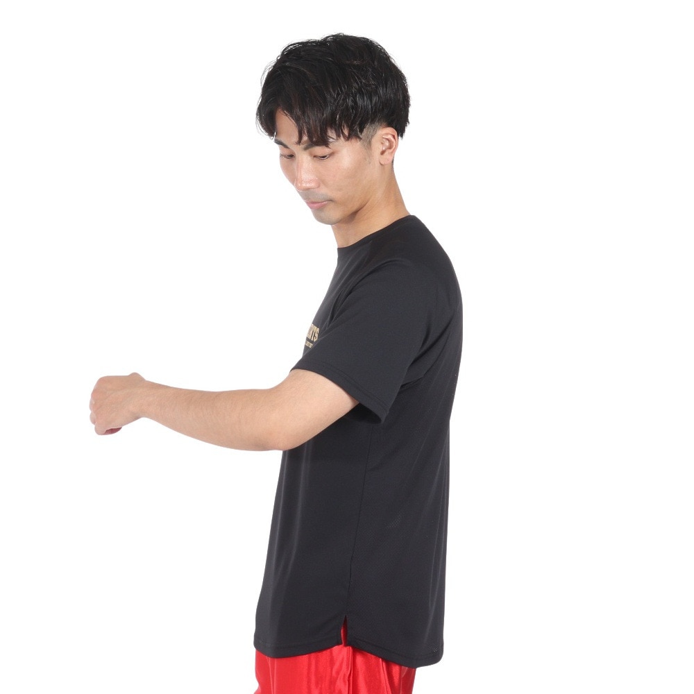 エックスティーエス（XTS）（メンズ）バスケットボールウェア 冷感 グラフィックTシャツ 751TS3ES0021 BLK 速乾