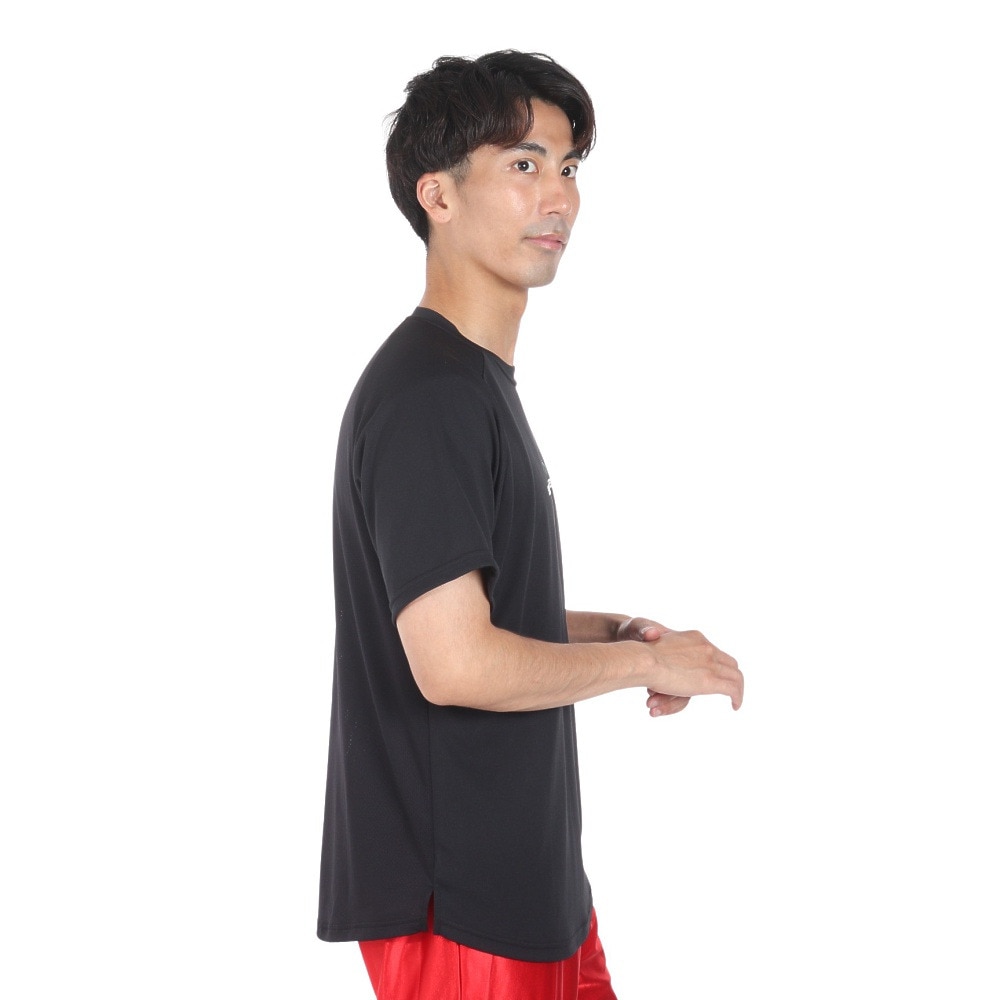 エックスティーエス（XTS）（メンズ）バスケットボールウェア 冷感 グラフィックTシャツ 751TS3ES0022 BLK 速乾