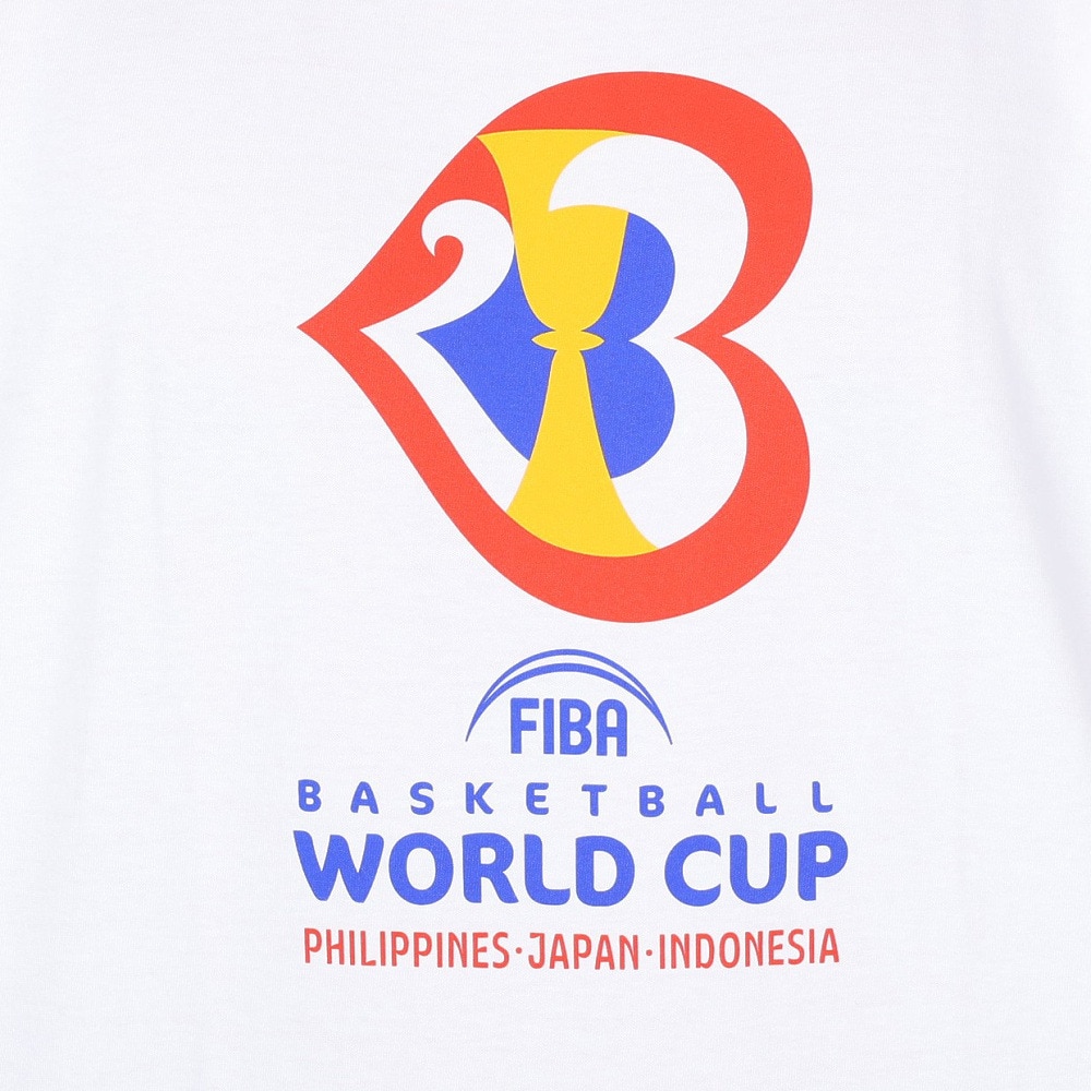 FIBAバスケットボールワールドカップ2023（FIBA BASKETBALL WORLD CUP 2023）（メンズ、レディース）ロゴTシャツ 5323
