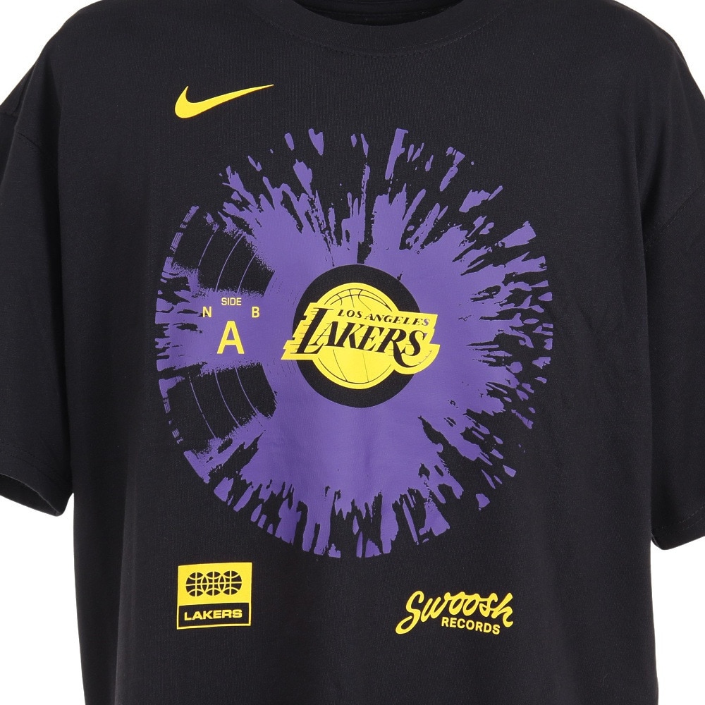 ナイキ（NIKE）（メンズ）バスケットボールウェア ロサンゼルス レイカーズ マックス 90 半袖Tシャツ FJ0377-010