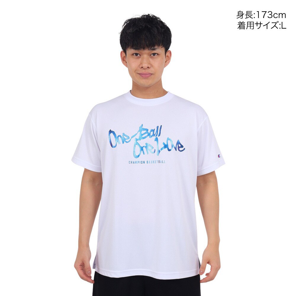 チャンピオン（CHAMPION）（メンズ）バスケットボールウェア 半袖Tシャツ C3-YB316 010