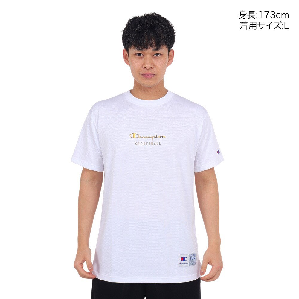 チャンピオン（CHAMPION）（メンズ）バスケットボールウェア 半袖Tシャツ C3-YB356 010