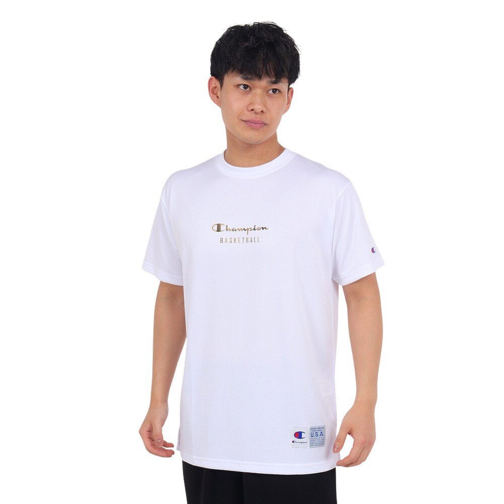チャンピオン（CHAMPION）（メンズ）バスケットボールウェア 半袖Tシャツ C3-YB356 010