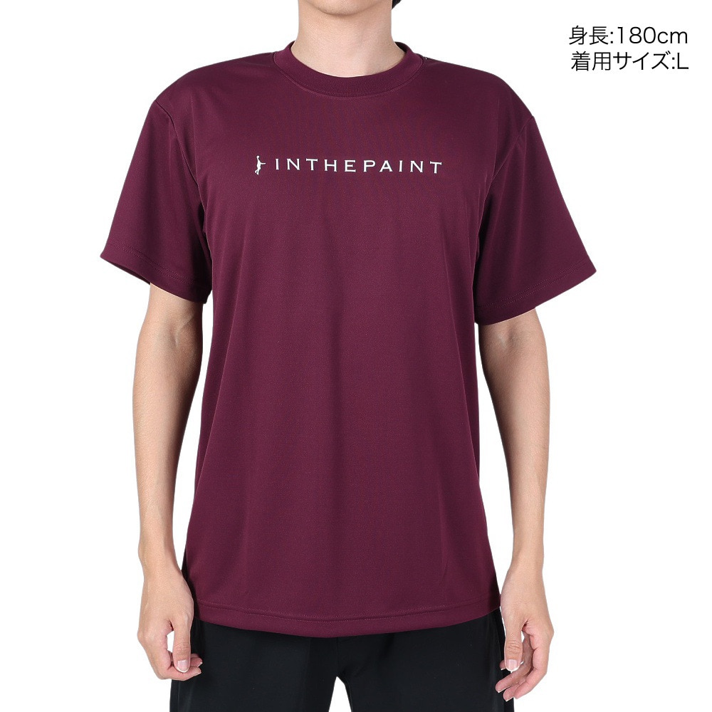 インザペイント（IN THE PAINT）（メンズ、レディース）バスケットボールウェア Tシャツ ITP23401WINE