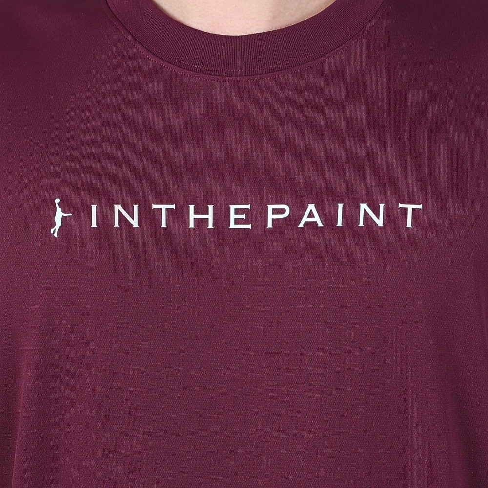 インザペイント（IN THE PAINT）（メンズ、レディース）バスケットボールウェア Tシャツ ITP23401WINE