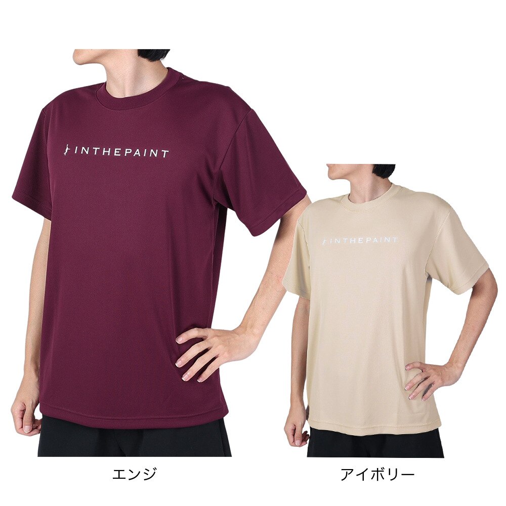 インザペイント（IN THE PAINT）（メンズ、レディース）バスケットボールウェア Tシャツ ITP23401IVY