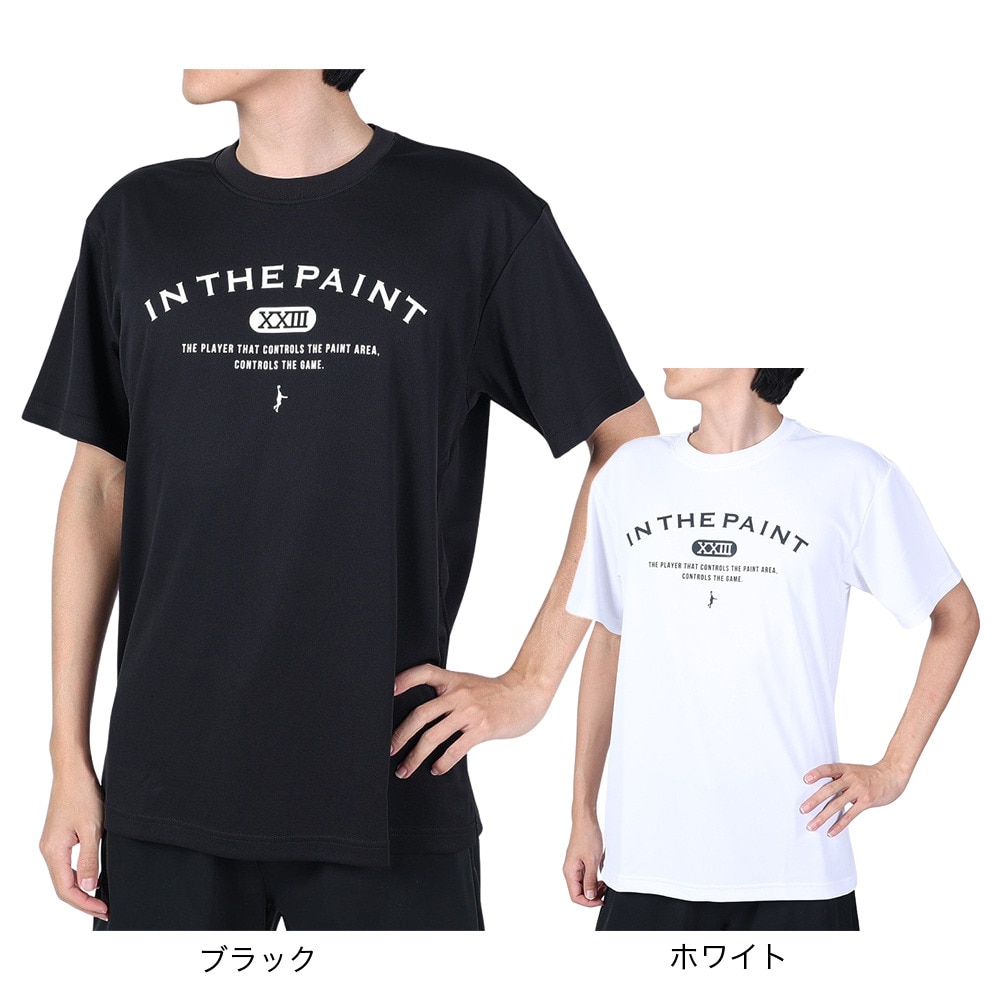 インザペイント（IN THE PAINT）（メンズ、レディース）バスケットボールウェア Tシャツ ITP23406BLK